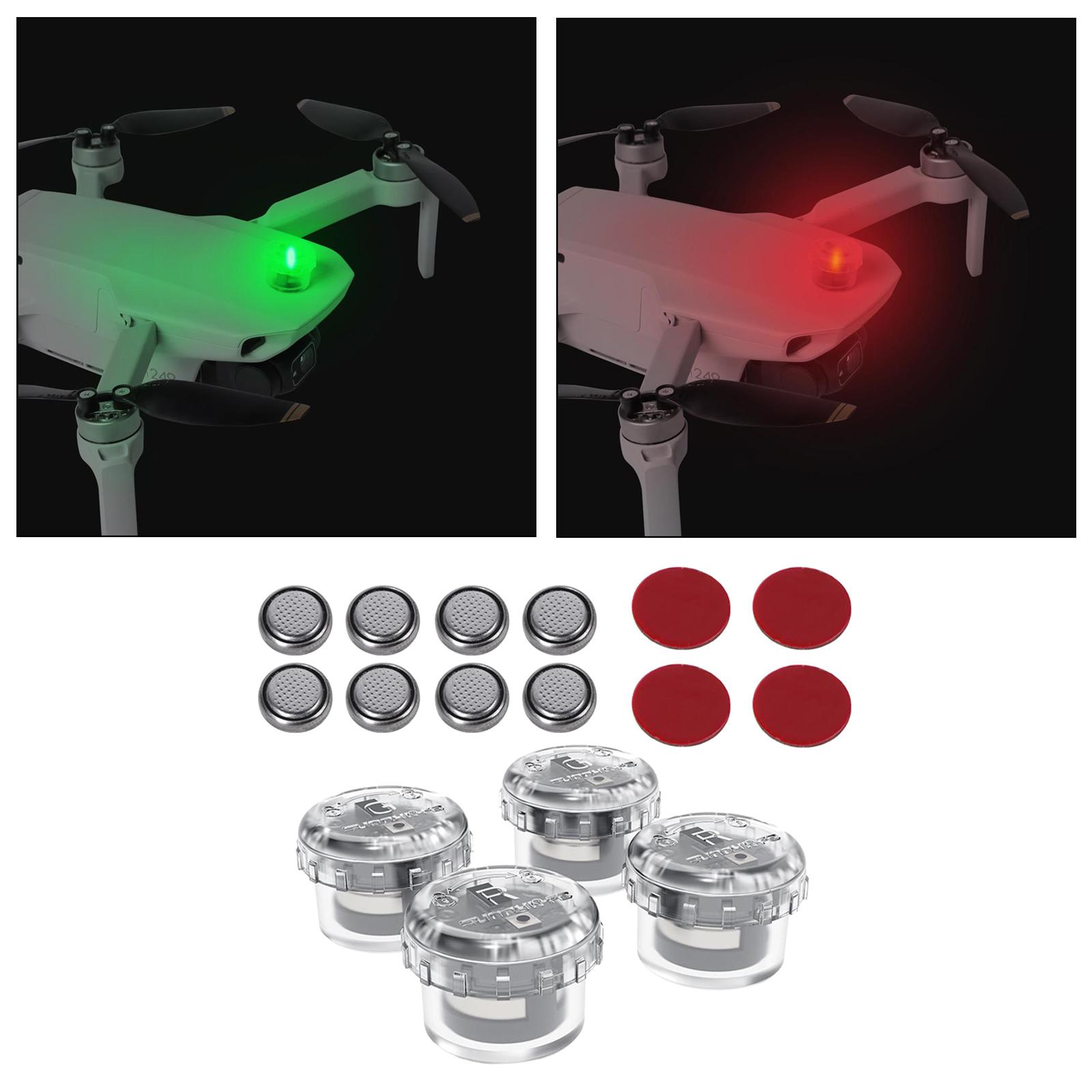 Drone Battery Alarm - 4x LED Signal de lumière de