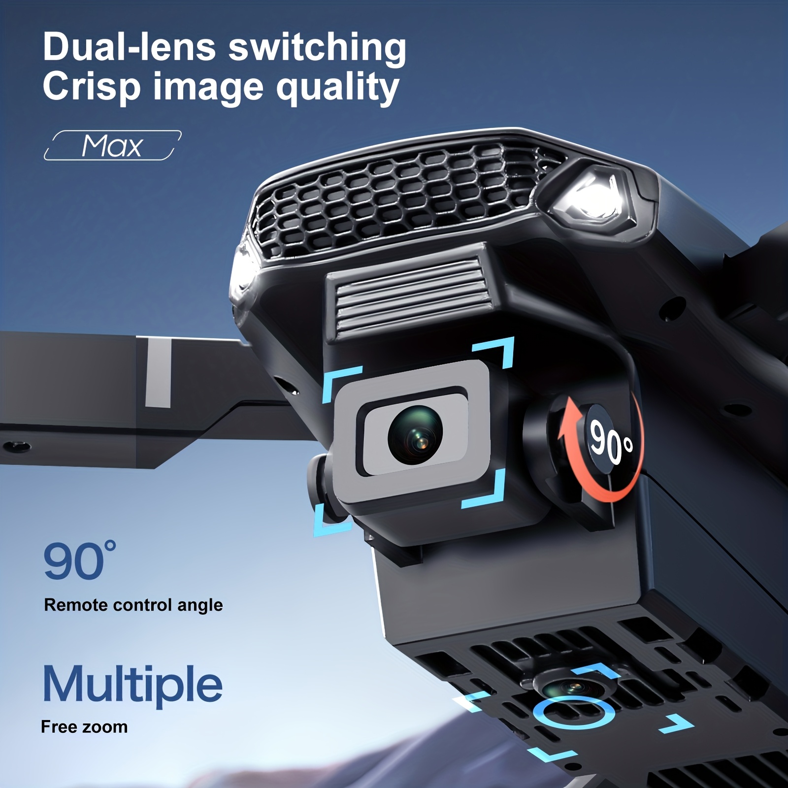 Drone pliable E88 PRO MAX amél - Drone Battery Box avis et prix