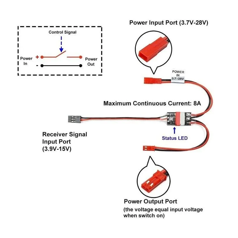 Interrupteur électronique à té - Drone Battery High Voltage avis et prix