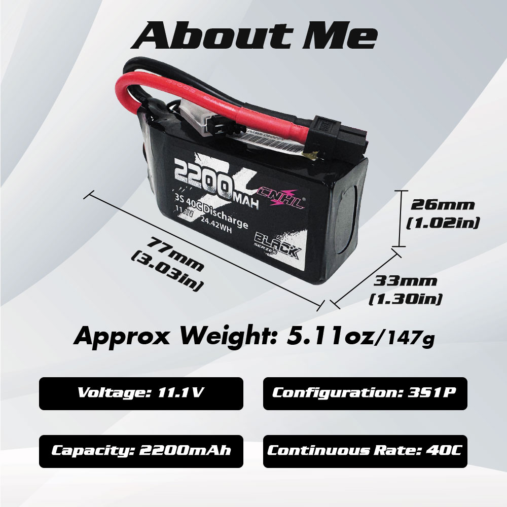 Batterie CNHL 3S Lipo courte a - Drone Battery 3S avis et prix