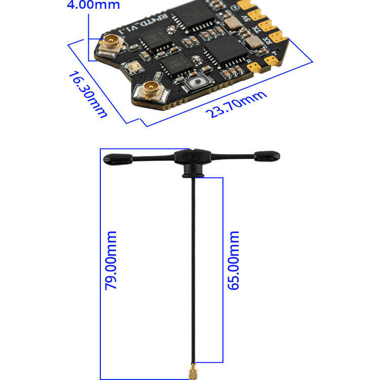 Récepteur RadioMaster RP4TD Ex - Drone Battery Strap avis et prix