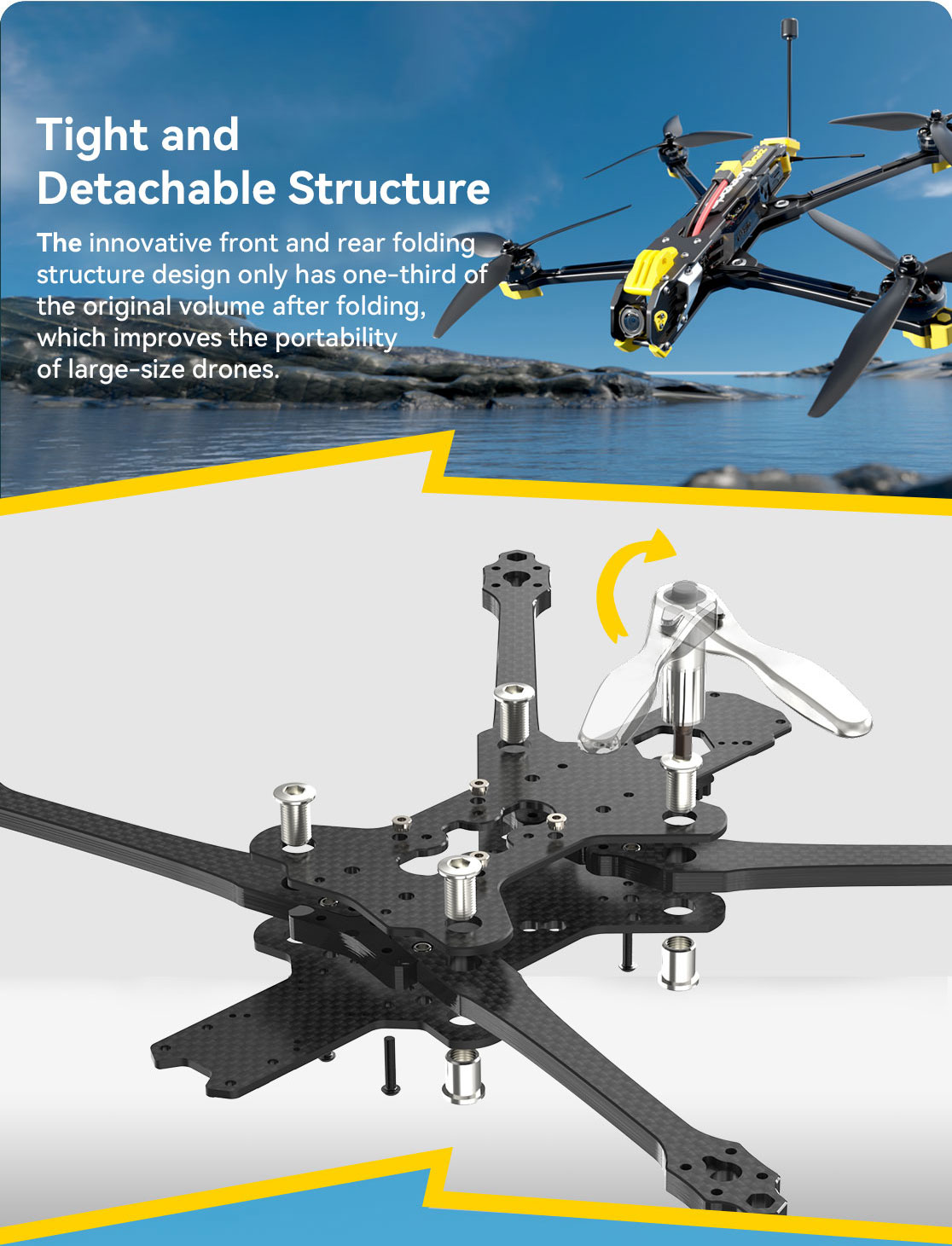 SpeedyBee Mario Fold 8 DC Cadr - Drone Battery Box avis et prix